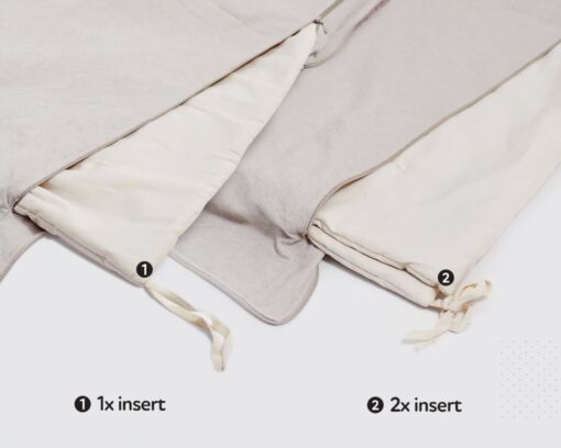 Cozy Nights in Nature's Embrace All-Natural Wool Sleeping Bag for Year-Round Comfort - Image 5