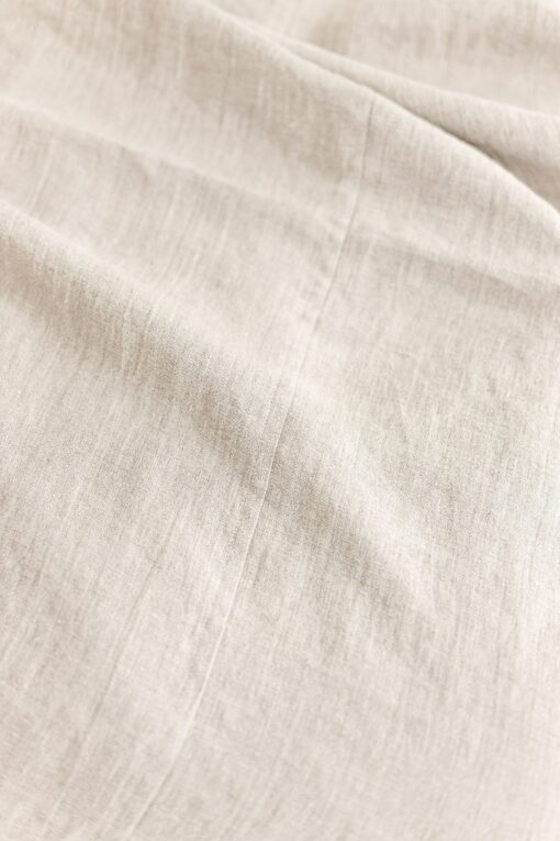 Undyed Linen Bedspread Rustic Charm for a Tranquil Night's Sleep - Image 4