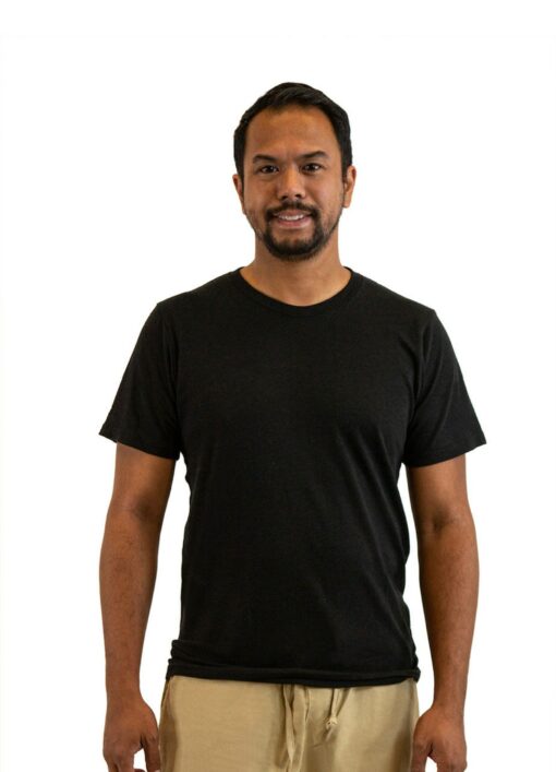 Sustainable Comfort Hemp T-Shirt in Vibrant Hues for All Sizes - Image 3