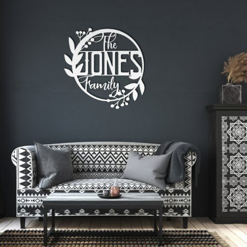 Personalized Family Name Welcome Sign A Timeless Keepsake for Your Home - Image 3