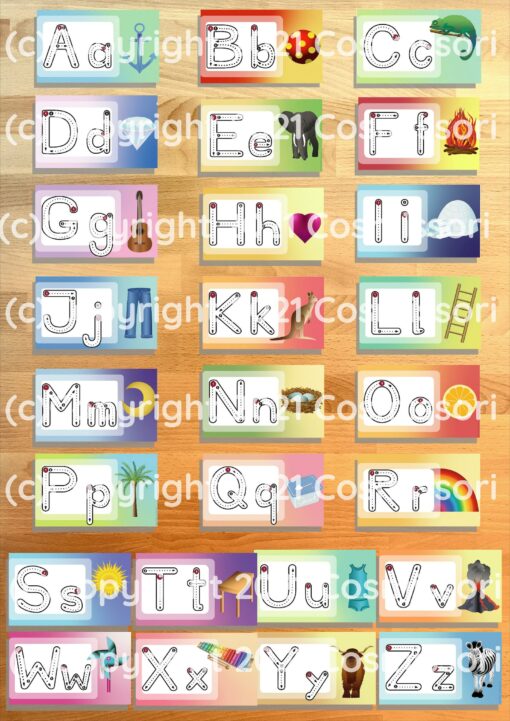 Engaging and Educational German Alphabet Tracing Cards, Painting, and Swing Exercise Templates for Preschoolers - Image 2