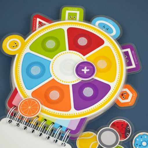 Interactive Velcro Shape and Color Matching Activity Enhance Learning and Quiet Play - Image 4