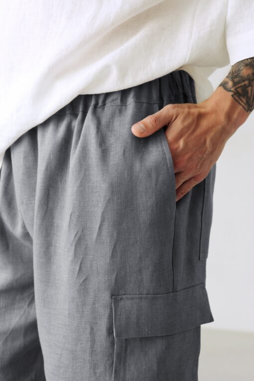 Versatile Linen Cargo Pants Comfort and Style for Every Occasion - Image 3