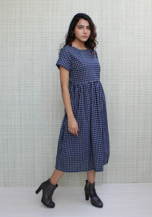 Breezy Linen Tea Dress Sustainable Style with Pockets - Image 2