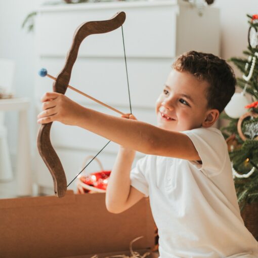 Personalized Wooden Archery Set Empowering Young Adventurers with the Thrill of Bow and Arrow - Image 4