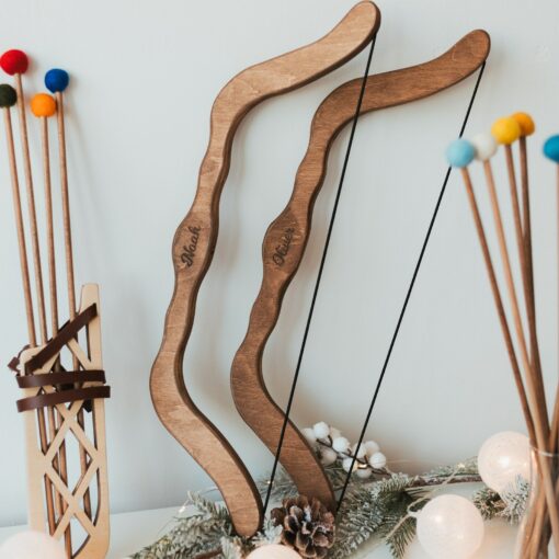Personalized Wooden Archery Set Empowering Young Adventurers with the Thrill of Bow and Arrow - Image 3