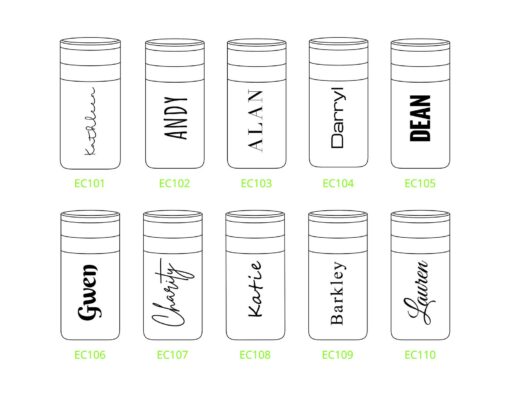 Personalized Can Cooler The Perfect Bridal Gift | Engraved 12oz Elemental Slim Can Cooler | Insulated Beverage Holder, Seltzer Can Cooler - Image 3