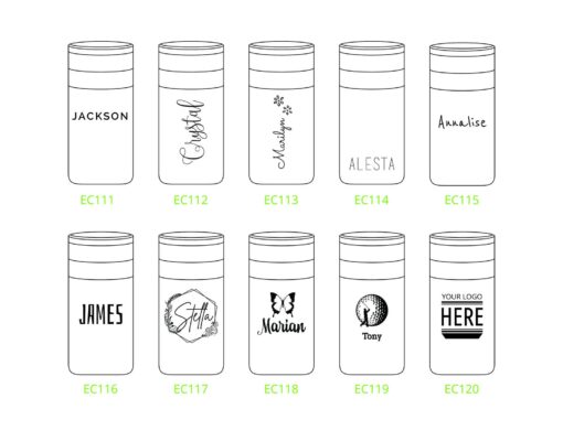 Personalized Can Cooler The Perfect Bridal Gift | Engraved 12oz Elemental Slim Can Cooler | Insulated Beverage Holder, Seltzer Can Cooler - Image 4