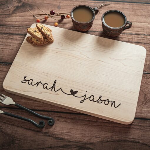 Personalized Cutting Board A Cherished Gift for Weddings, Anniversaries, and Special Occasions - Image 3