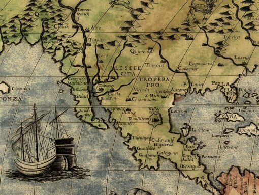 1565 Known World Map by Gastaldi Bertelli A Vintage Masterpiece for Your Home or Office - Image 3
