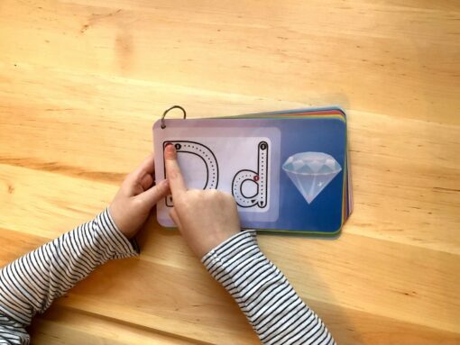 Engaging and Educational German Alphabet Tracing Cards, Painting, and Swing Exercise Templates for Preschoolers - Image 3