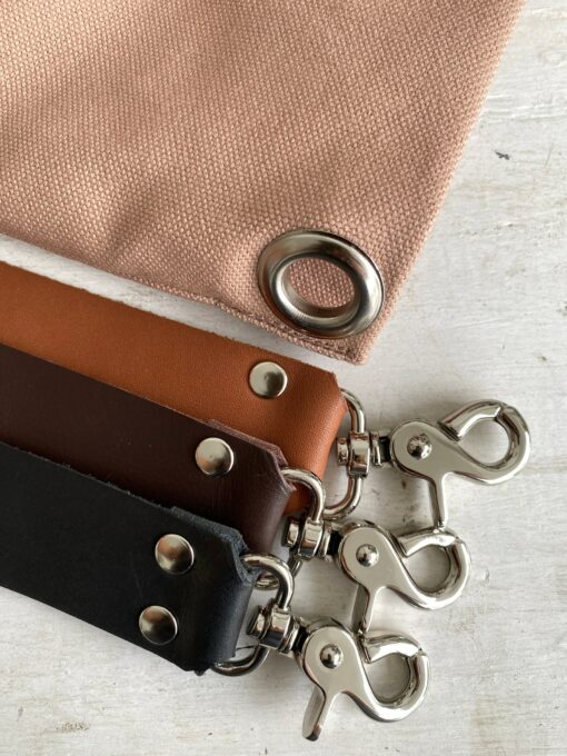 Personalized Canvas Tote Bag with Leather Strap A Timeless Gift for Her - Image 4