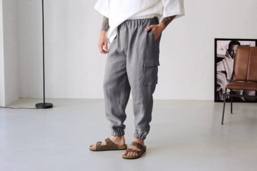 Versatile Linen Cargo Pants Comfort and Style for Every Occasion - Image 5