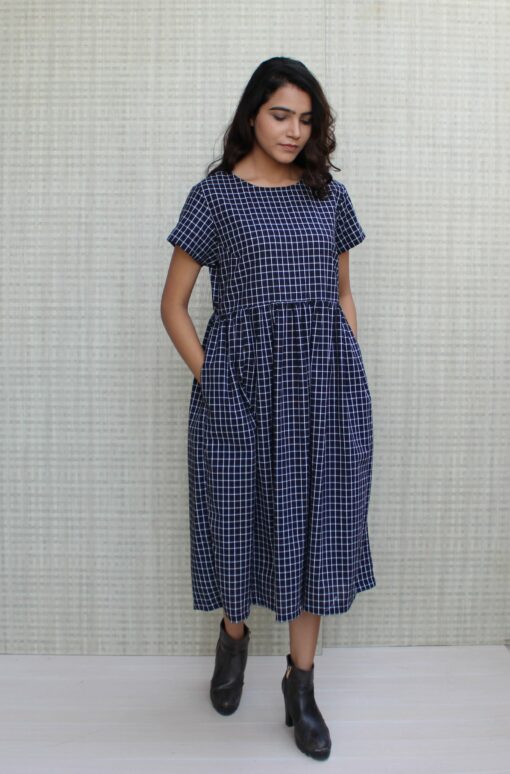 Breezy Linen Tea Dress Sustainable Style with Pockets - Image 5