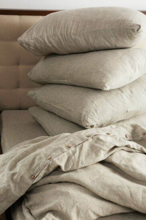 Luxurious Linen Pillowcases Natural Comfort for a Restful Night's Sleep - Image 5