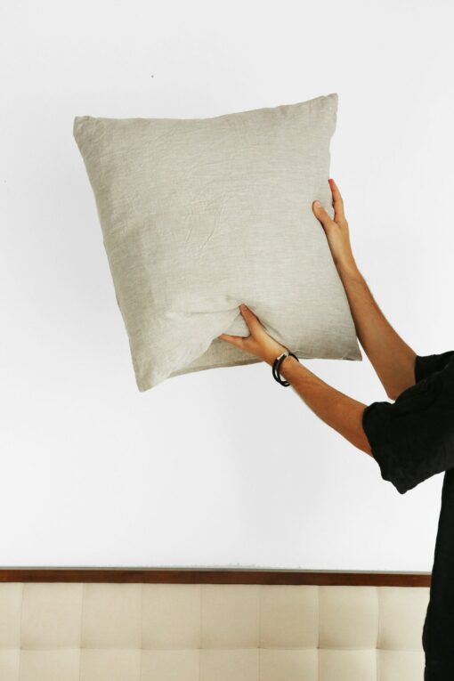 Luxurious Linen Pillowcases Natural Comfort for a Restful Night's Sleep - Image 2