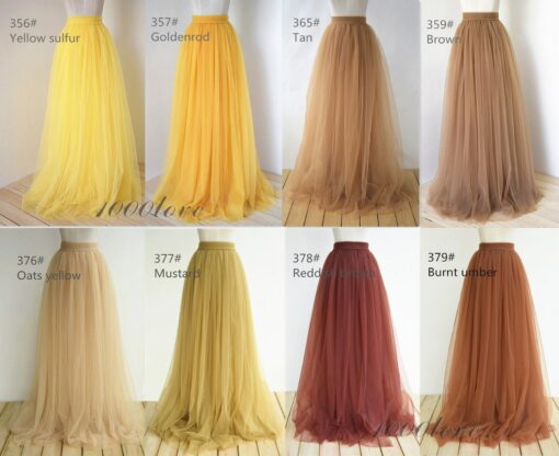 Enchanting Tulle Skirt Elevate Your Style with Custom Length and Size - Image 6