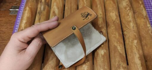 Personalized Leather Fly Fishing Wallet The Ultimate Companion for Anglers - Image 6