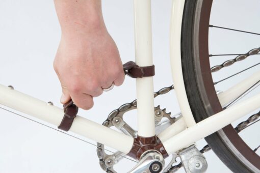 The "Little Lifter" Leather Bicycle Handle Elevate Your Ride with Style and Comfort - Image 3