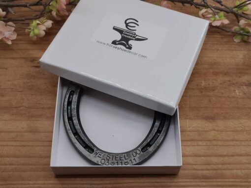 Personalized Horseshoe A Timeless Symbol of Love and Luck for Your 11th Anniversary - Image 4