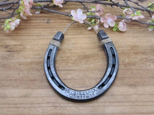 Personalized Horseshoe A Timeless Symbol of Love and Luck for Your 11th Anniversary - Image 2