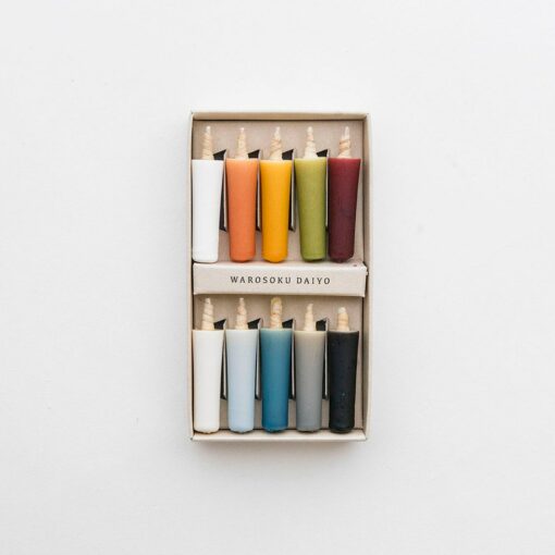Illuminate Your Home with Serenity 10 Handcrafted Japanese Rice Wax Candles - Image 3