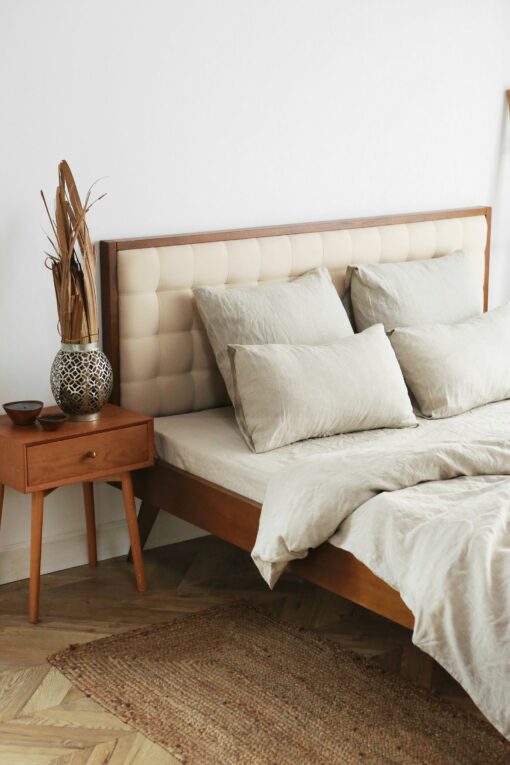 Luxurious Linen Pillowcases Natural Comfort for a Restful Night's Sleep - Image 3