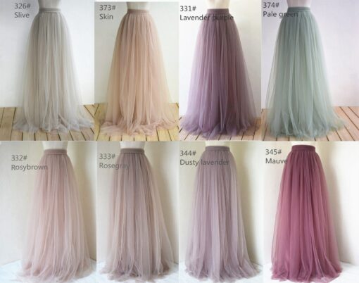 Enchanting Tulle Skirt Elevate Your Style with Custom Length and Size - Image 2