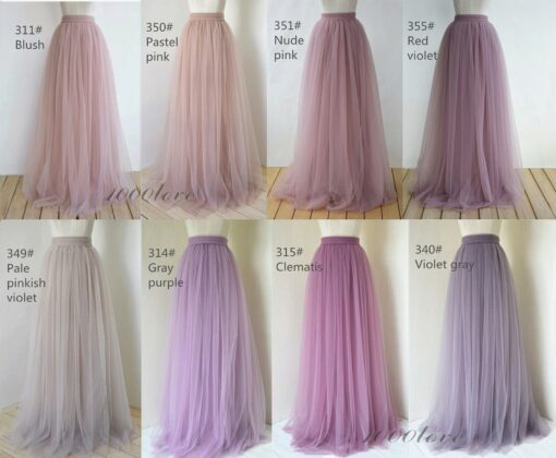 Enchanting Tulle Skirt Elevate Your Style with Custom Length and Size - Image 4
