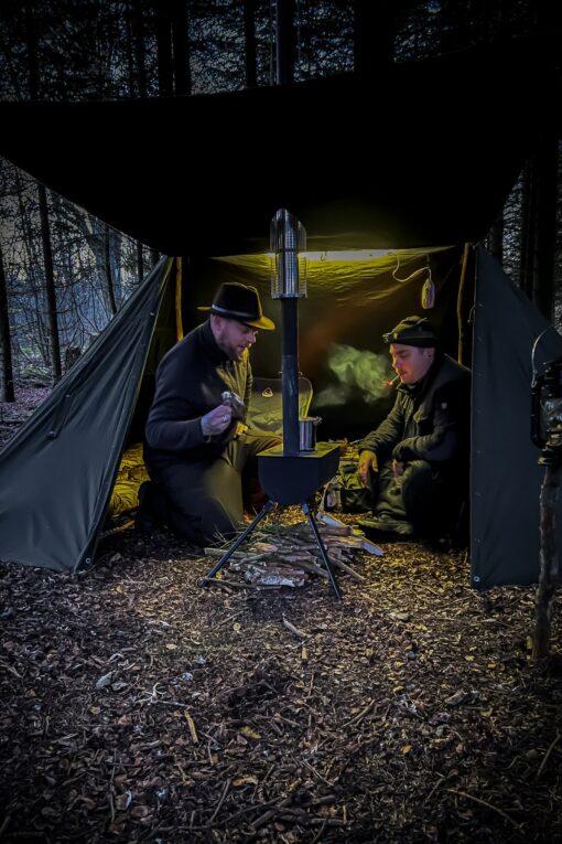 Upgrade Your Lavvu Transform Your 1-2 Person Shelter into a Luxurious 4-5 Person Canvas Tent with Enhanced Ventilation - Image 6