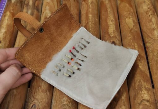 Personalized Leather Fly Fishing Wallet The Ultimate Companion for Anglers - Image 4