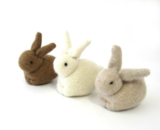 Cuddle-Worthy Cashmere Bunny Duo Easter's Hoppy Companions - Image 6