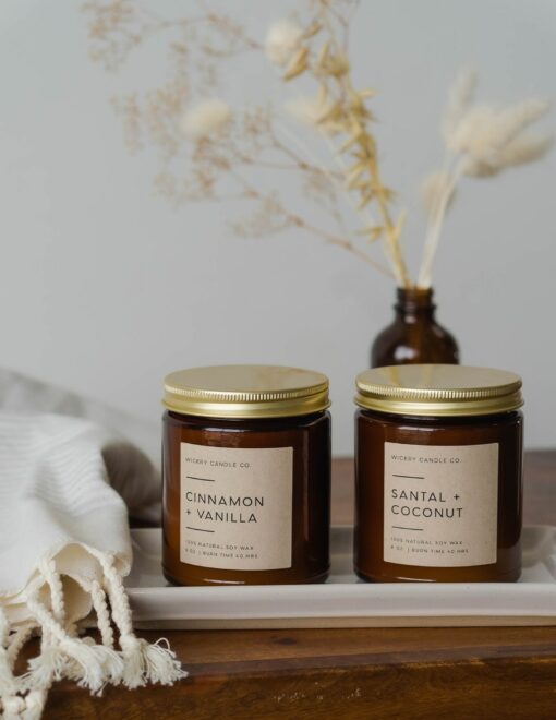 Sandalwood and Coconut Soy Candle A Tranquil Oasis for Your Home - Image 4