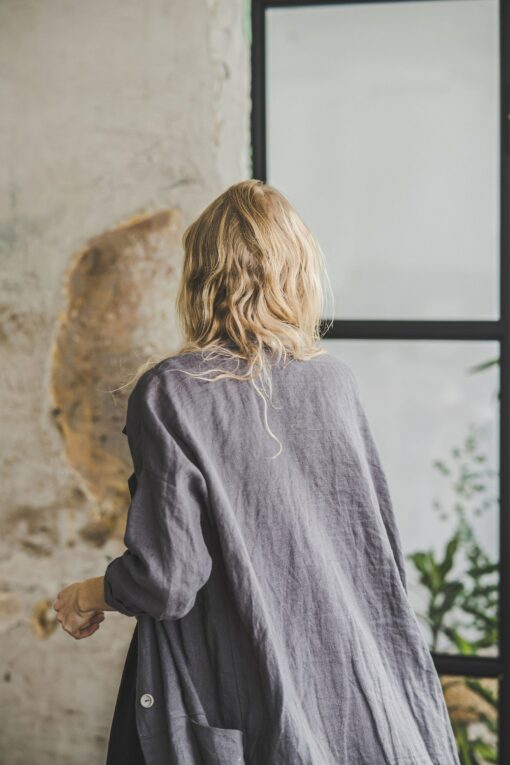 Breezy Linen Blazer Elevate Your Style with Comfort and Versatility - Image 3
