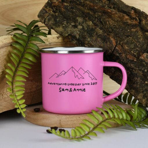 Adventure-Ready Enamel Mug Your Personalized Outdoor Companion - Image 6
