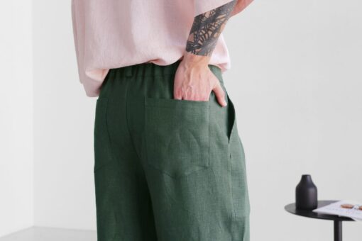 Breezy Linen Joggers Elevate Your Style with Comfort and Style - Image 5