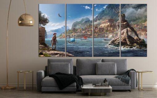 Poseidon's Divine Canvas Immerse Yourself in the Realm of Greek Mythology - Image 4