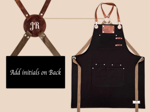 Personalized Embroidered Apron Elevate Your Kitchen Style with Custom Logo and Name Tags - Image 2