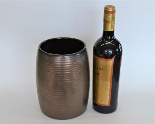 Personalized Bronze Pottery Wine Chiller A Timeless Anniversary Gift - Image 3
