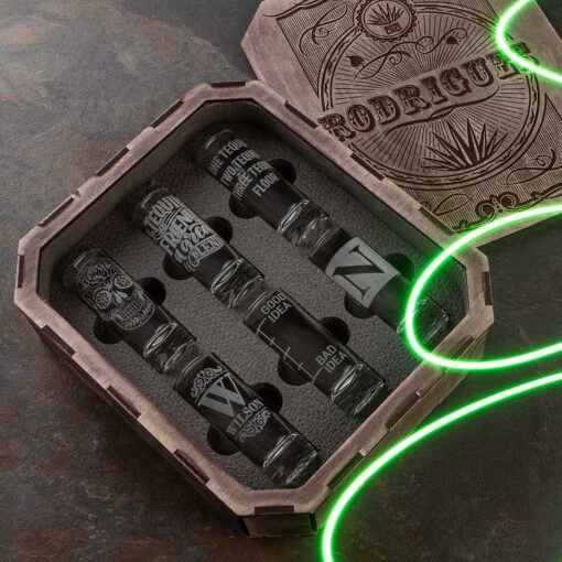 Personalized Tequila Glasses with Flight Board The Perfect Gift for Any Occasion - Image 5