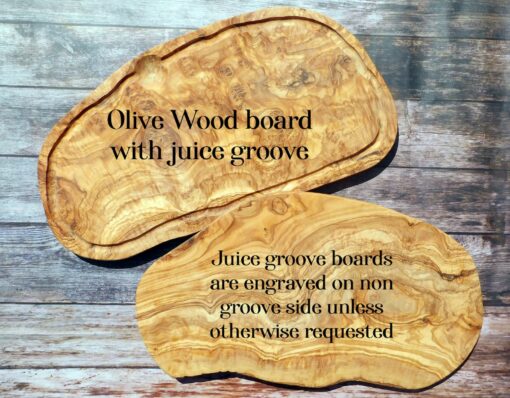 Personalized Olive Wood Cutting Board Rustic Charm for Your Kitchen and Dining - Image 4