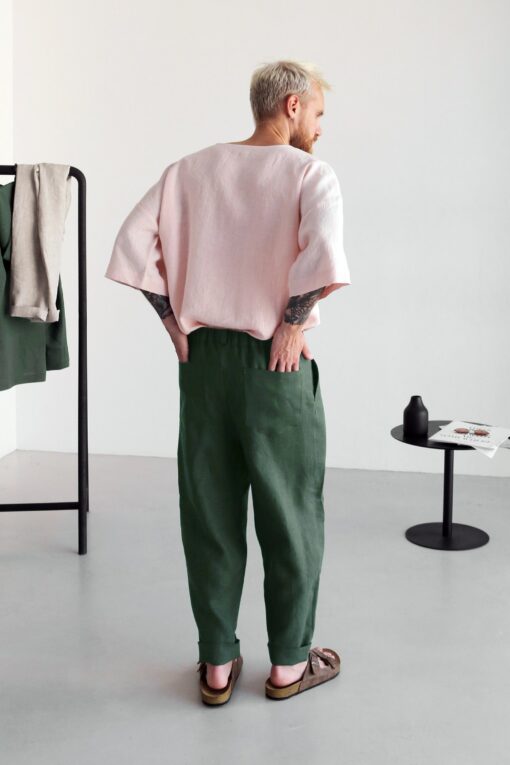 Breezy Linen Joggers Elevate Your Style with Comfort and Style - Image 4