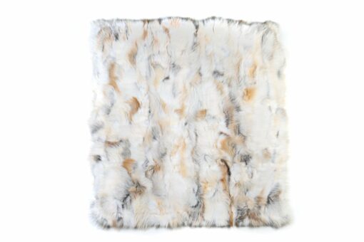 Luxurious Real Golden Fox Fur Blanket Indulge in Unparalleled Warmth and Elegance - Image 2