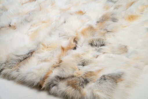 Luxurious Real Golden Fox Fur Blanket Indulge in Unparalleled Warmth and Elegance - Image 4