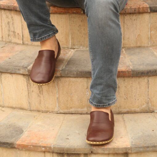 Grounding Shoes for Men Embrace Natural Movement with Wide Toe Box and Copper Rivets - Image 6