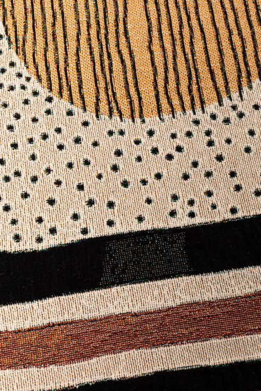 Cozy Haven Abstract Woven Throw Blanket for Modern Boho Decor - Image 5
