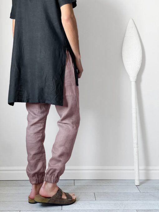 Stylish and Comfortable Maxi Men's Linen Tunic for a Perfect Gift - Image 5