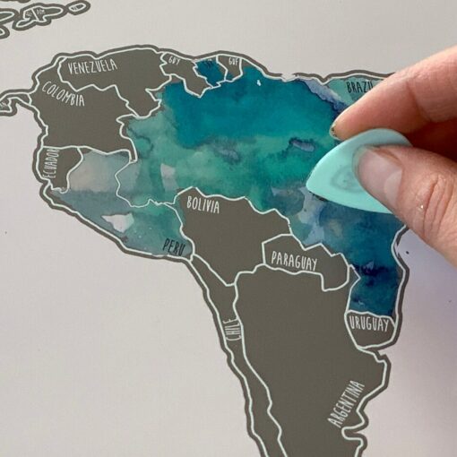 Scratch Off World Map Explore the Globe, Unleash Your Wanderlust - Image 3
