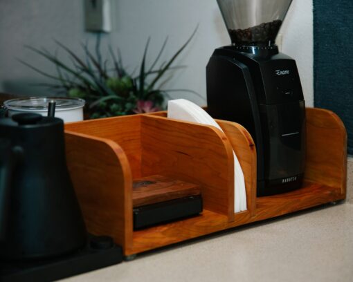 Artisan-Crafted Pour-Over Coffee Caddy Elevate Your Home Brewing Experience - Image 5