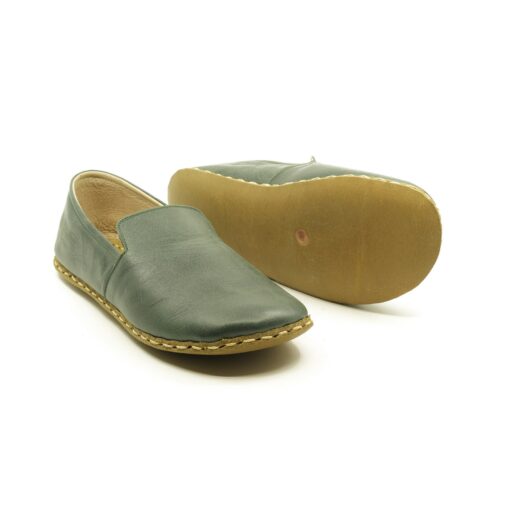 Grounding Shoes for Men Green Wide Toe Box Barefoot Shoes with Copper Rivets for Enhanced Grounding - Image 6